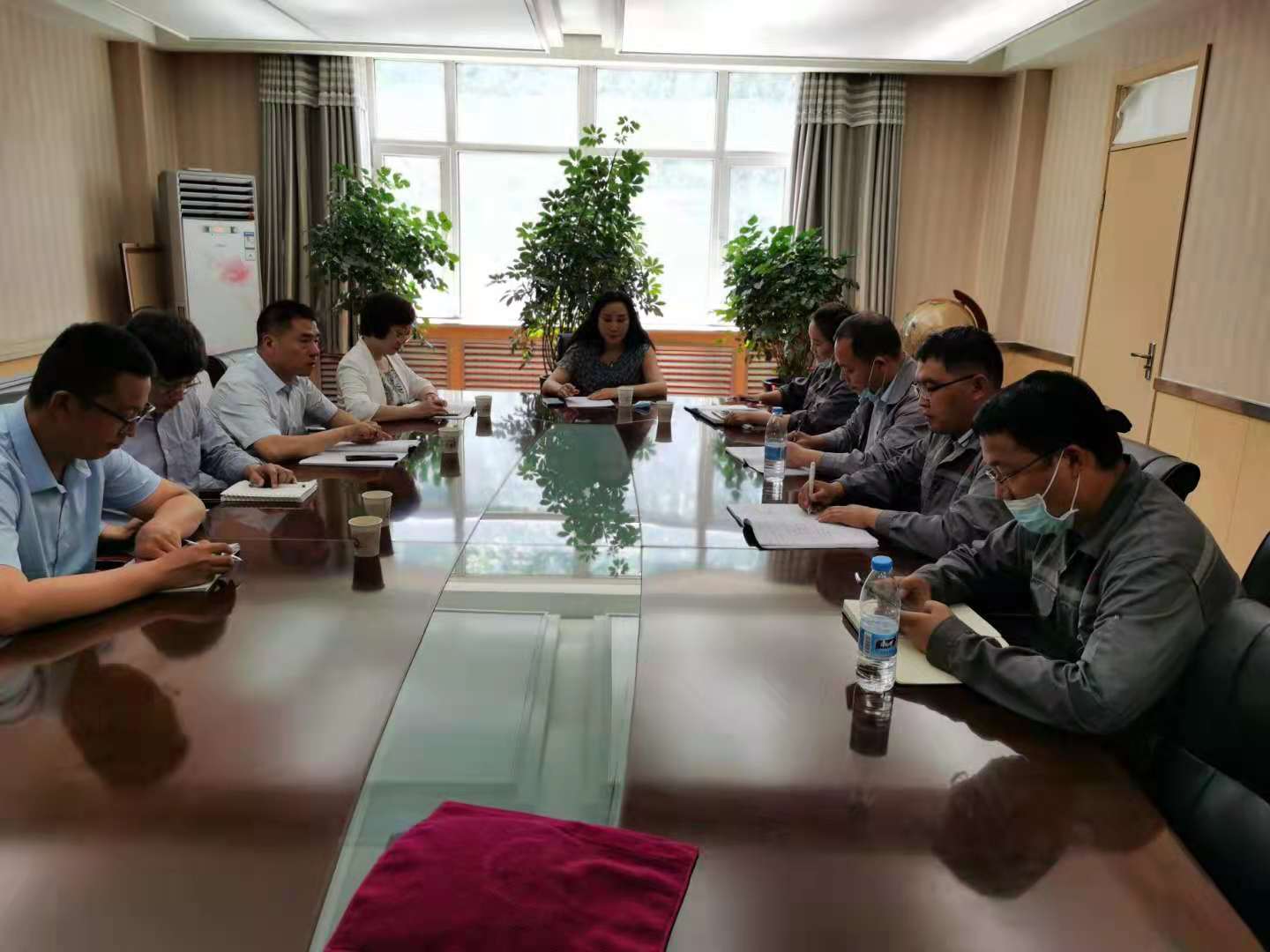集團常務(wù)副總經(jīng)理劉惠、副總經(jīng)理劉昆等前往華泰隆公司檢查調研